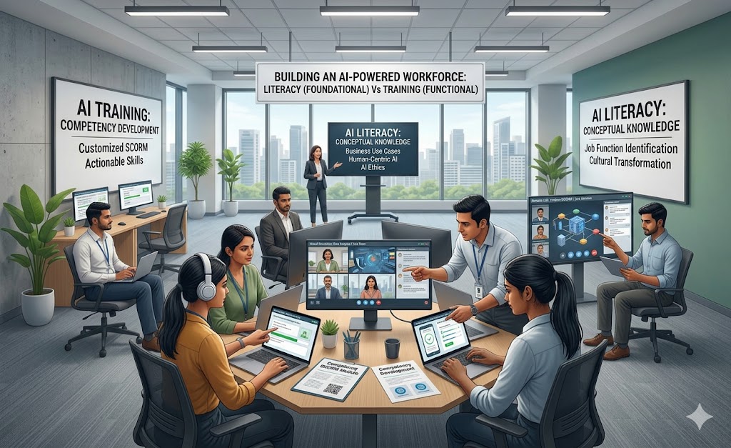 AI Literacy Vs AI Training for Corporate Employees of a mid-sized company
