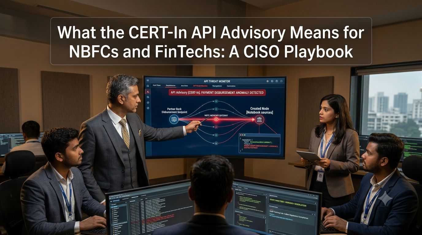 A SOC centre of NBFC with CISO and his team